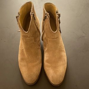 Bussola western style boot tan leather size 40/7.5